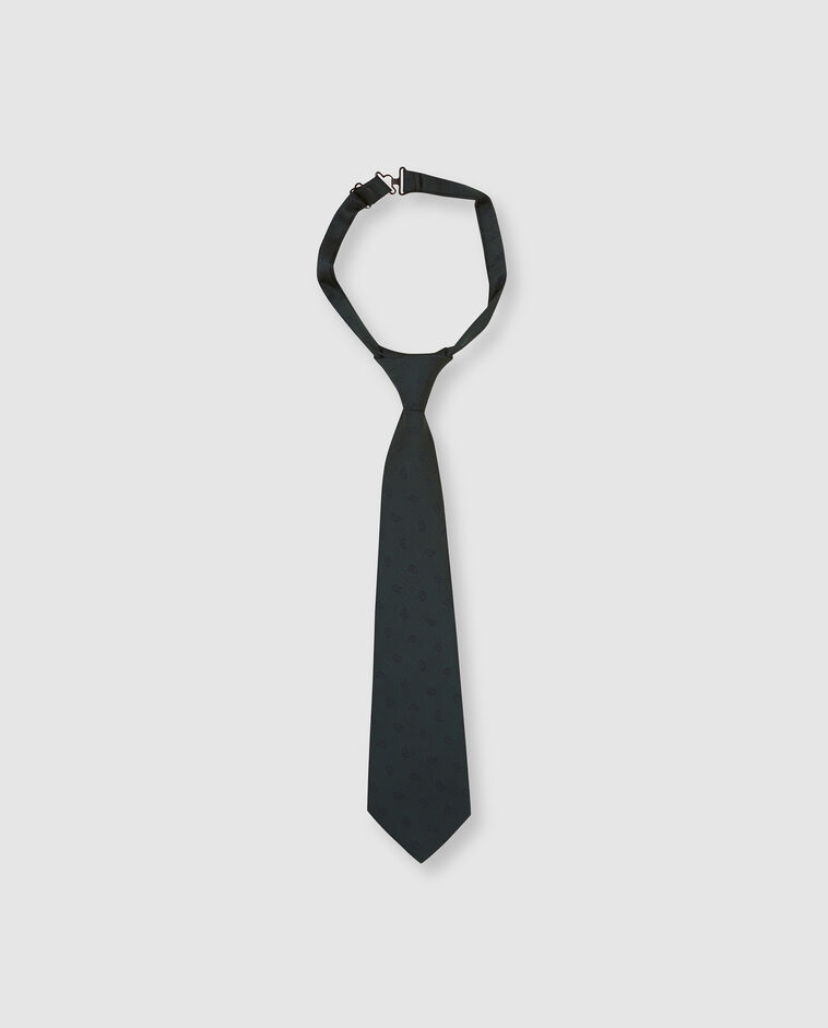 Corbata azul marino