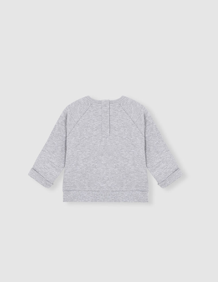 Sudadera gris osito