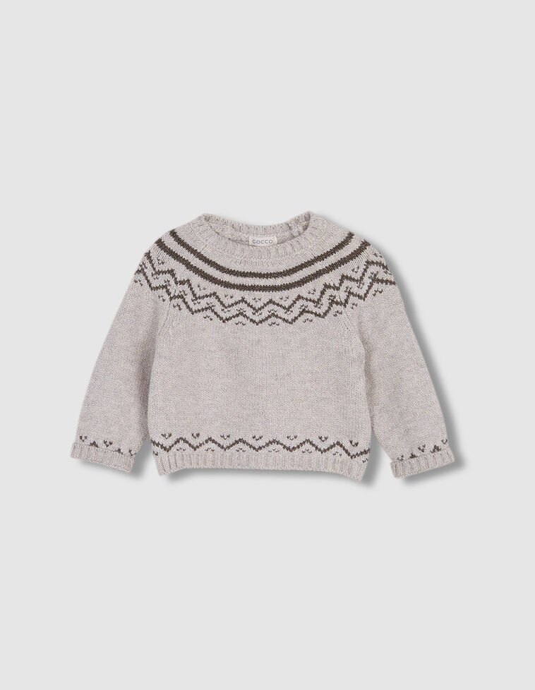 Jersey Jacquard Piedra Melange