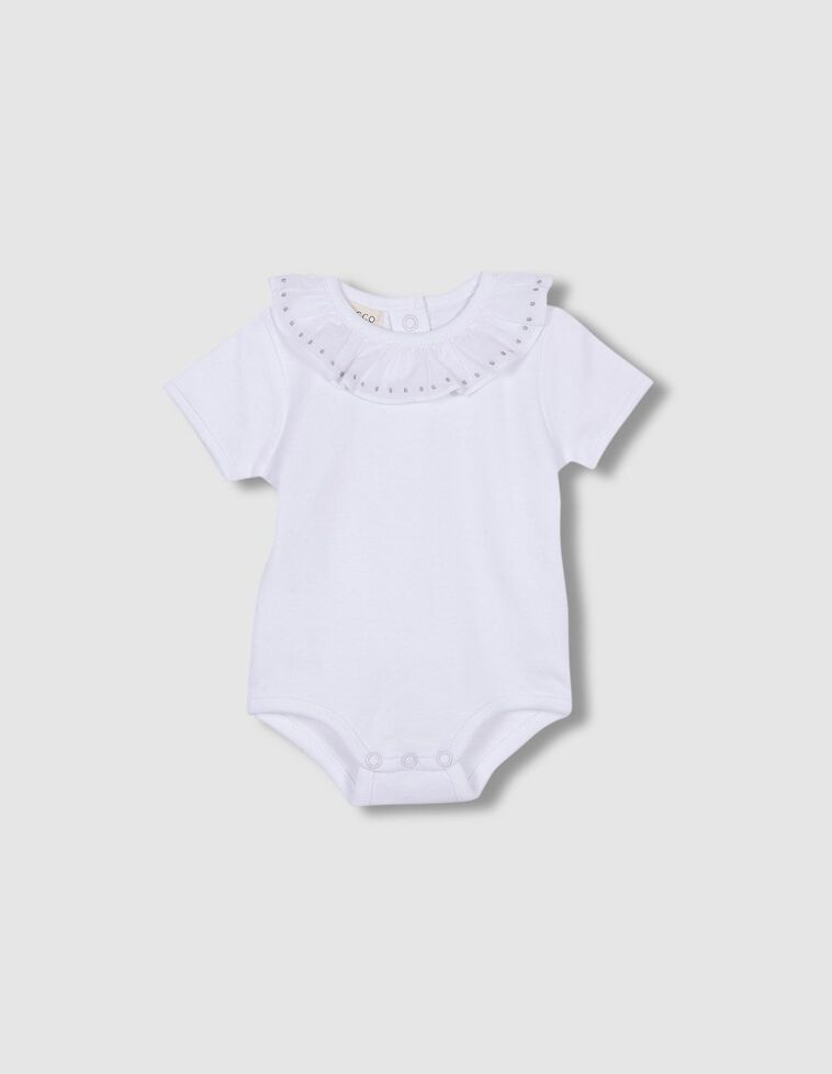 Body cuello bordado blanco 