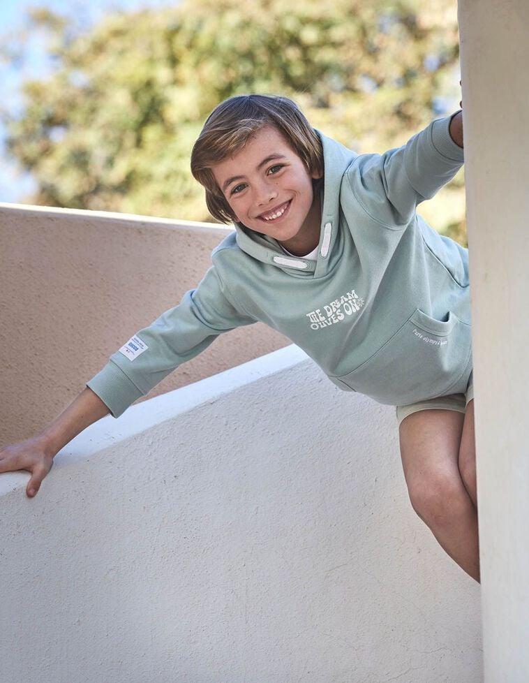 Sudadera estrella olympics verde