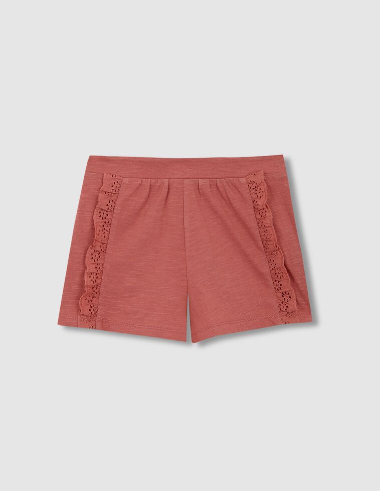 Pantalón corto de punto  rosa