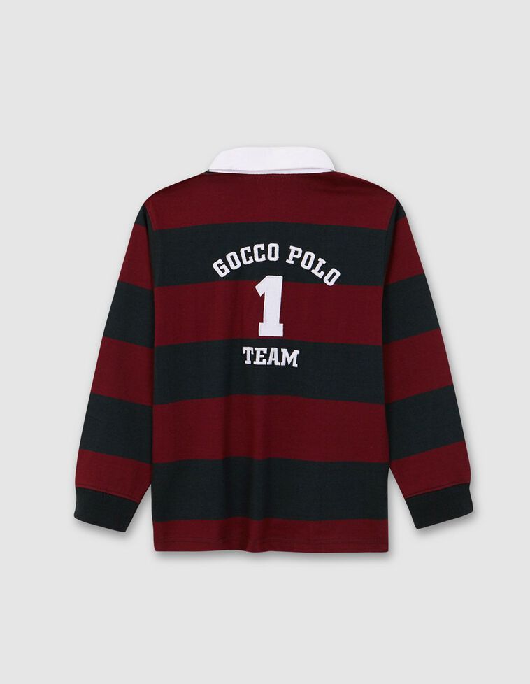 Polo De Rugby Team 1 Berenjena Oscuro