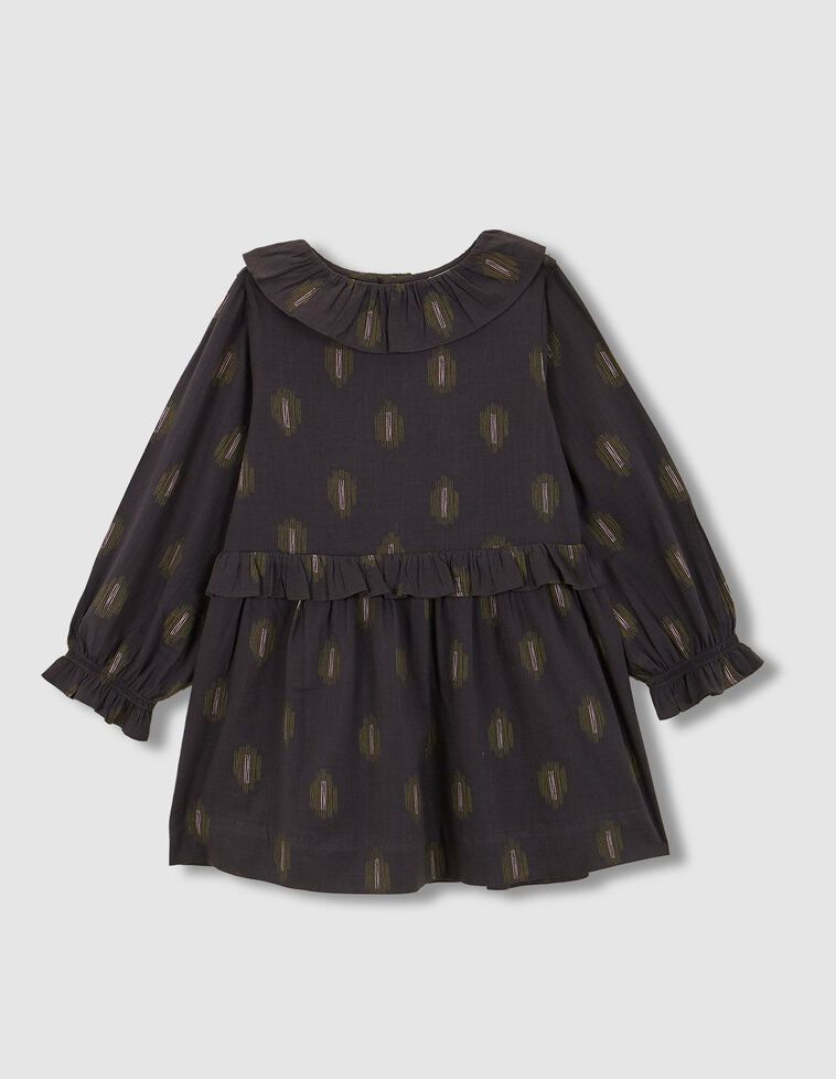 Vestido ikat gris