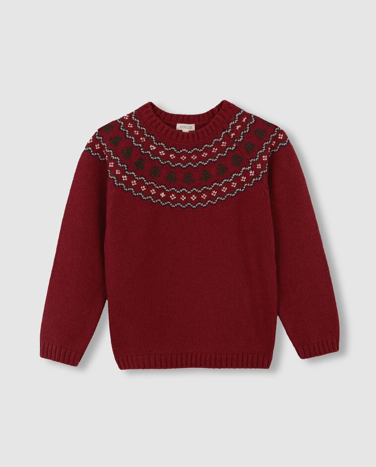 Jersey con greca rojo ni&ntilde;o