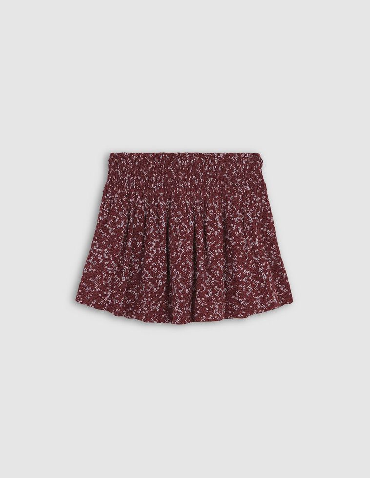 Falda mini estampada
