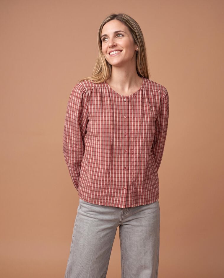 Blusa de mama print rosa 