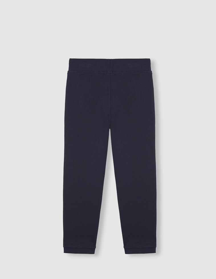 Pantalon felpa azul marino