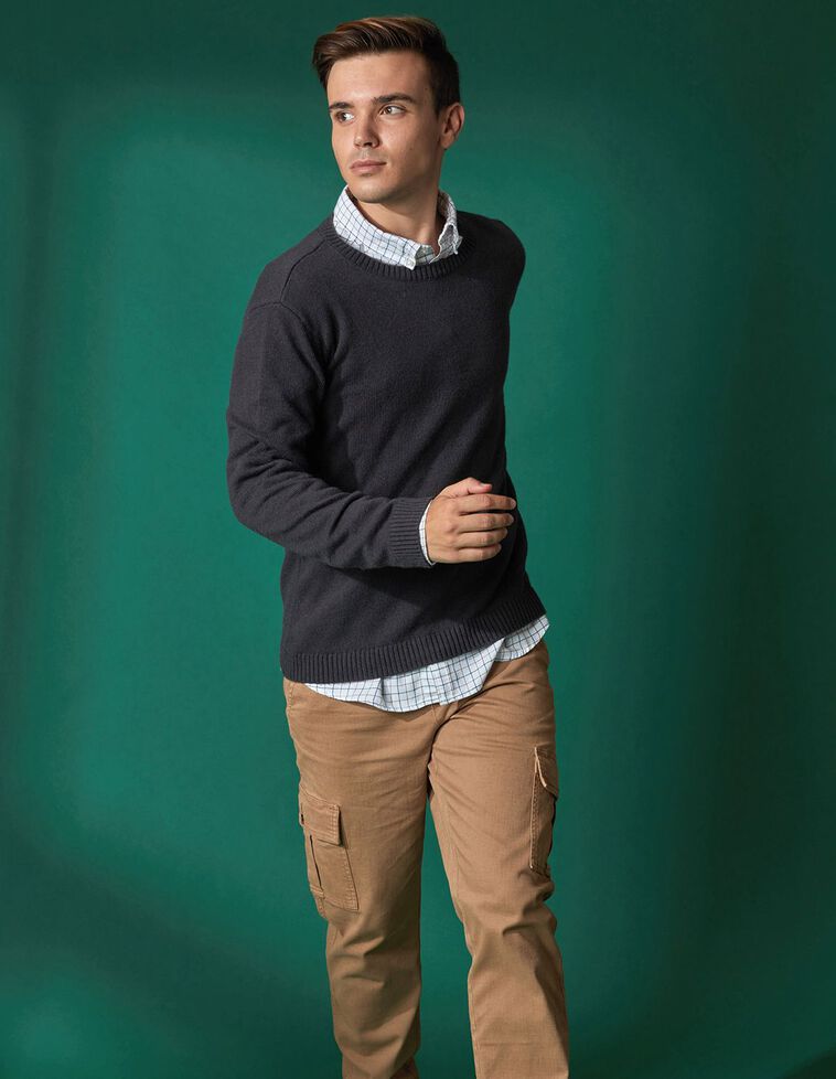 Pantalón cargo camel