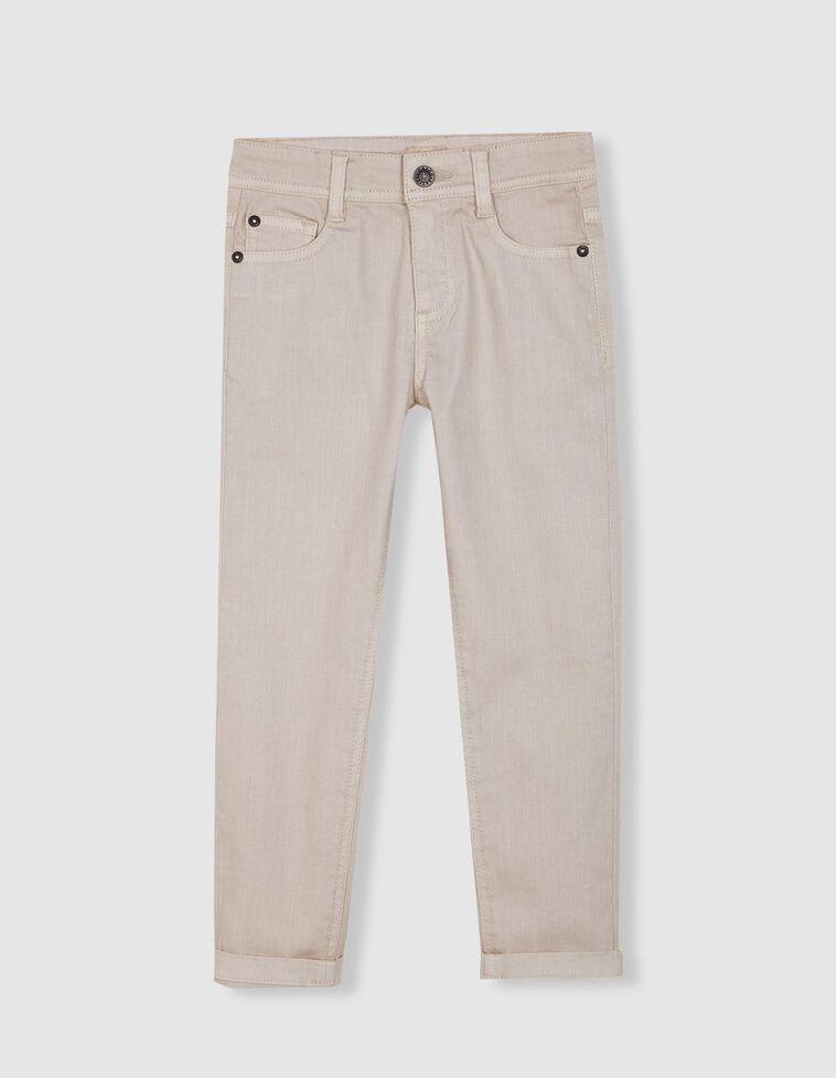 pantalón 5 bolsillos marrón