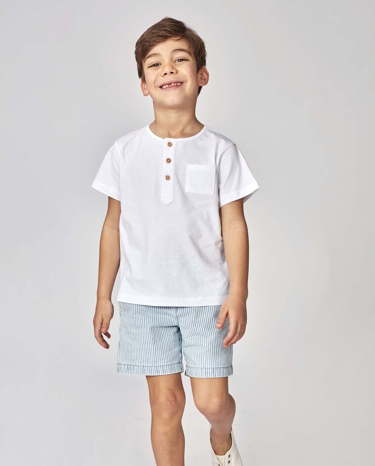 Camiseta panadera blanco