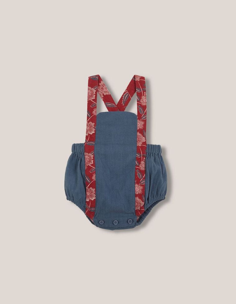 Ranita con tirantes estampados verde