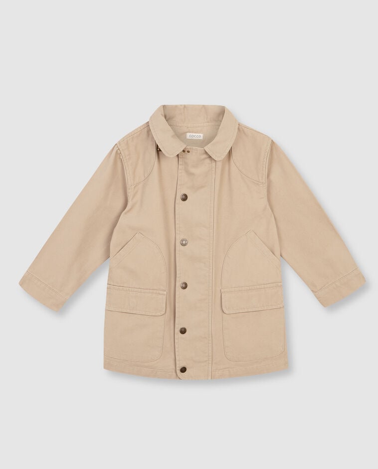 Parka marr&oacute;n