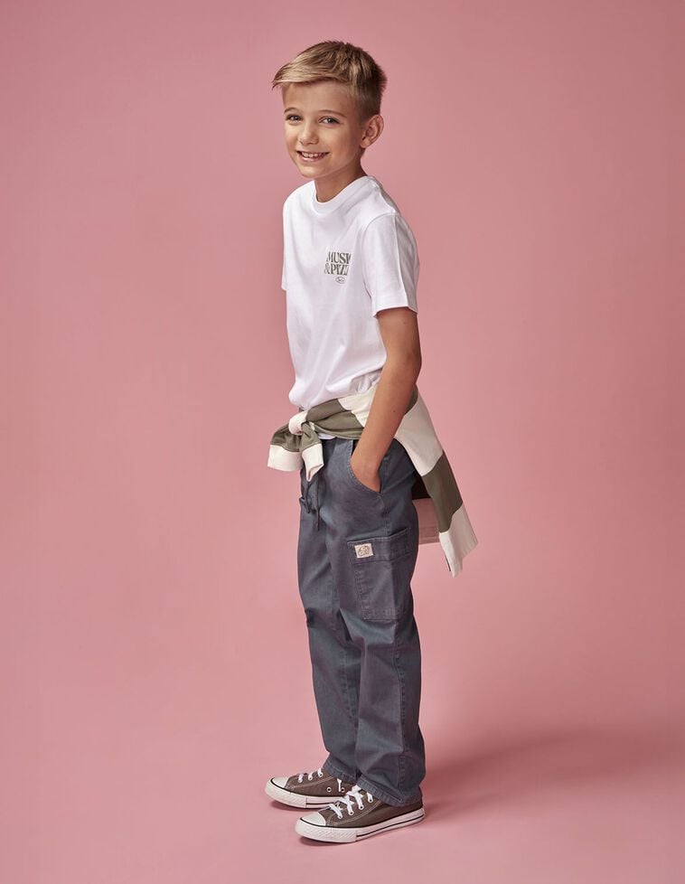 Pantalón cargo azul claro