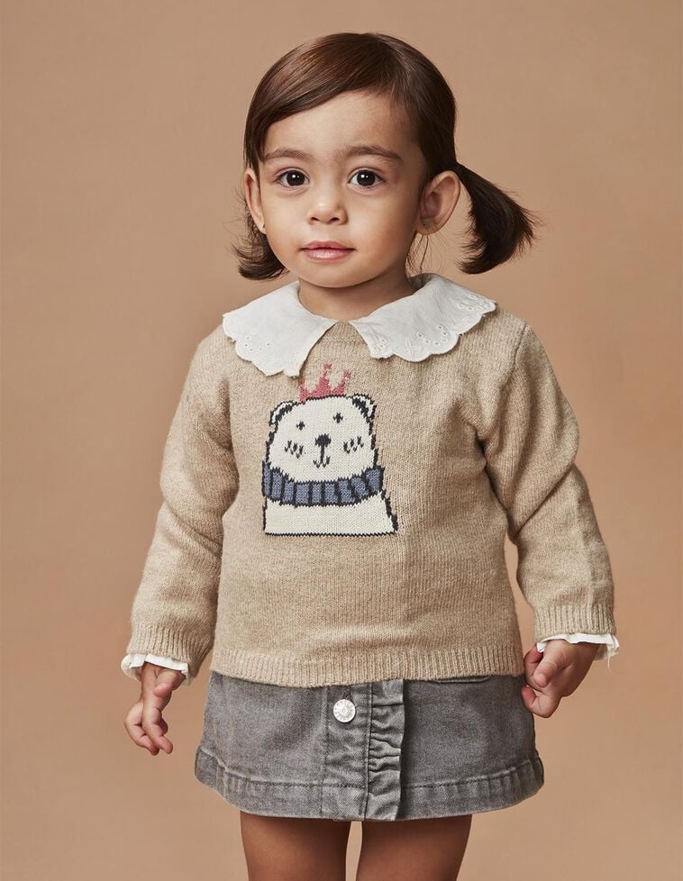 Jersey beige oso polar Jersey beige oso polar