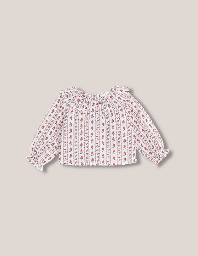 Camisa estampada rojo