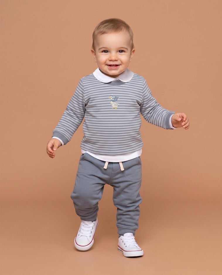Pantal&oacute;n de chandal azul beb&eacute;