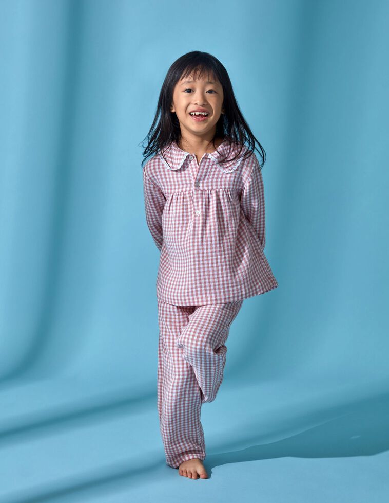 Pijama estampado vichy