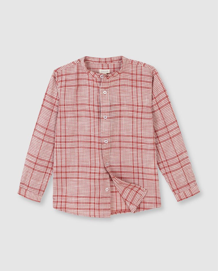 Camisa mao cuadros rosa