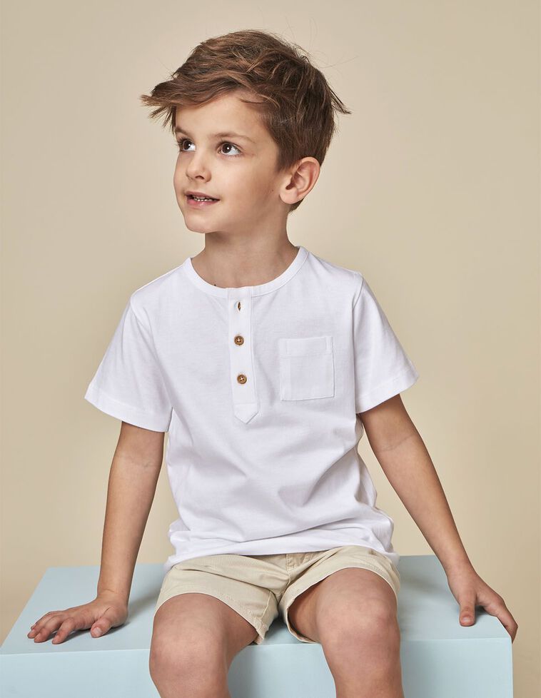 Camiseta panadera blanco