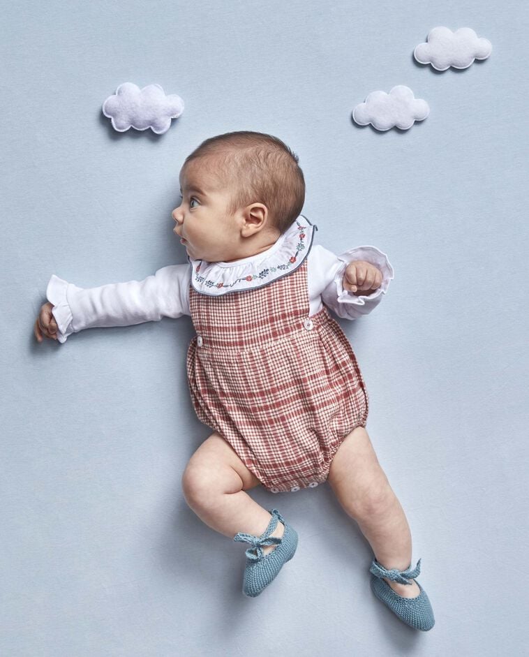 Ranita de cuadros rosa