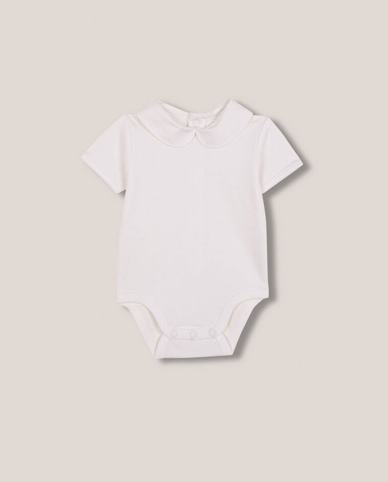 Body con cuello beb&eacute; blanco