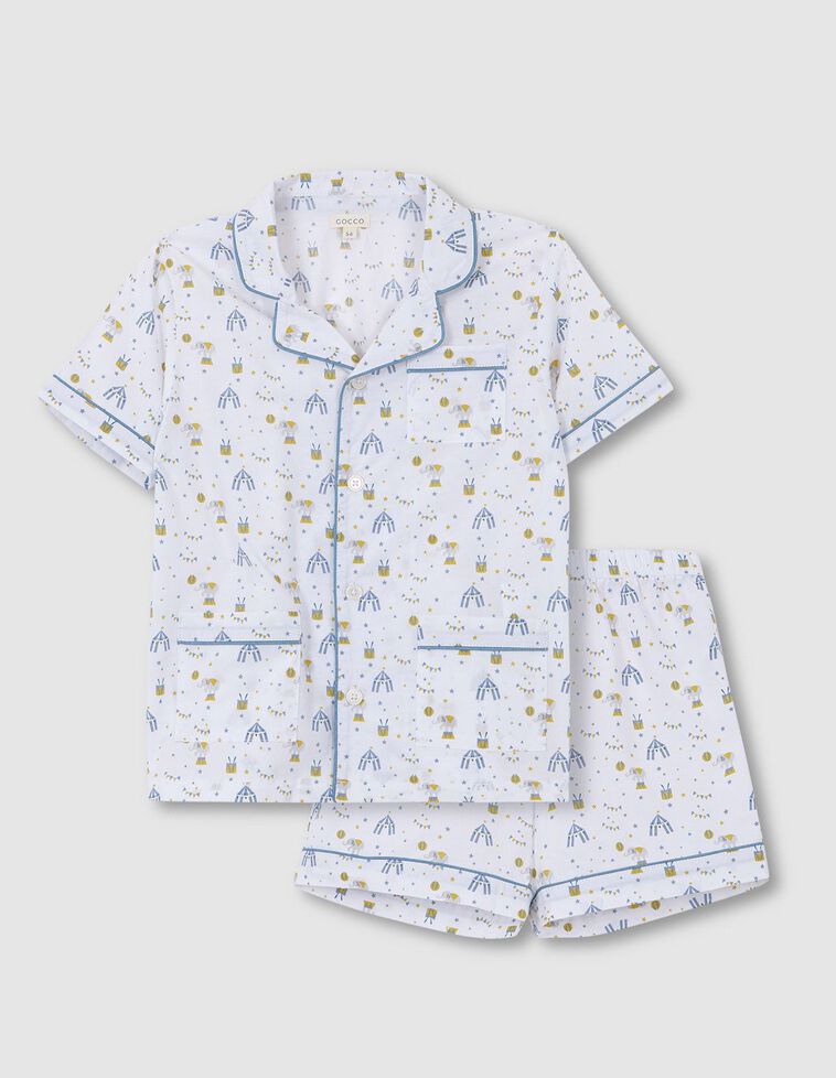 Pijama con estampado de circo