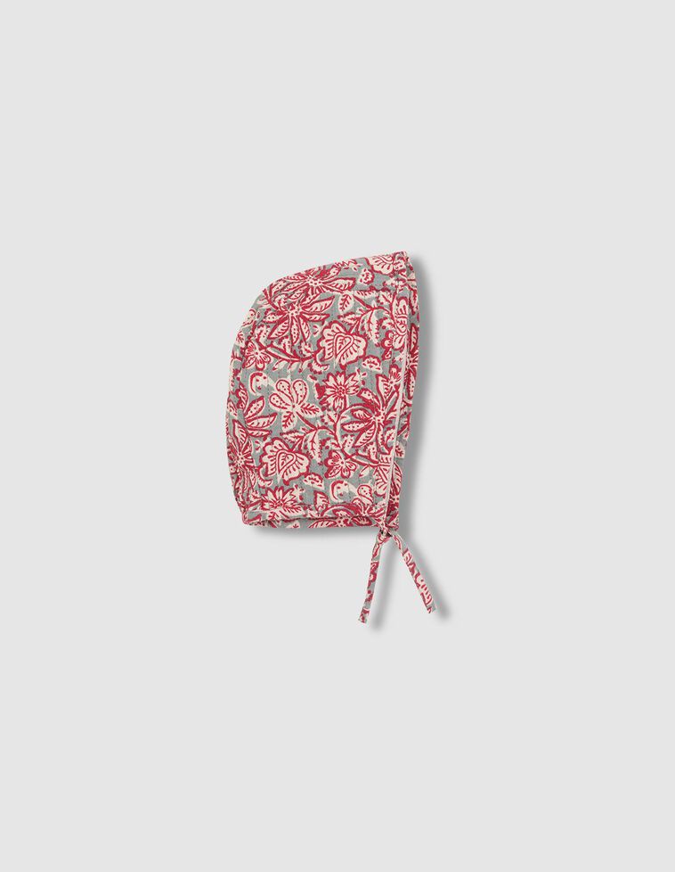 Capota acolchada verde oscuro