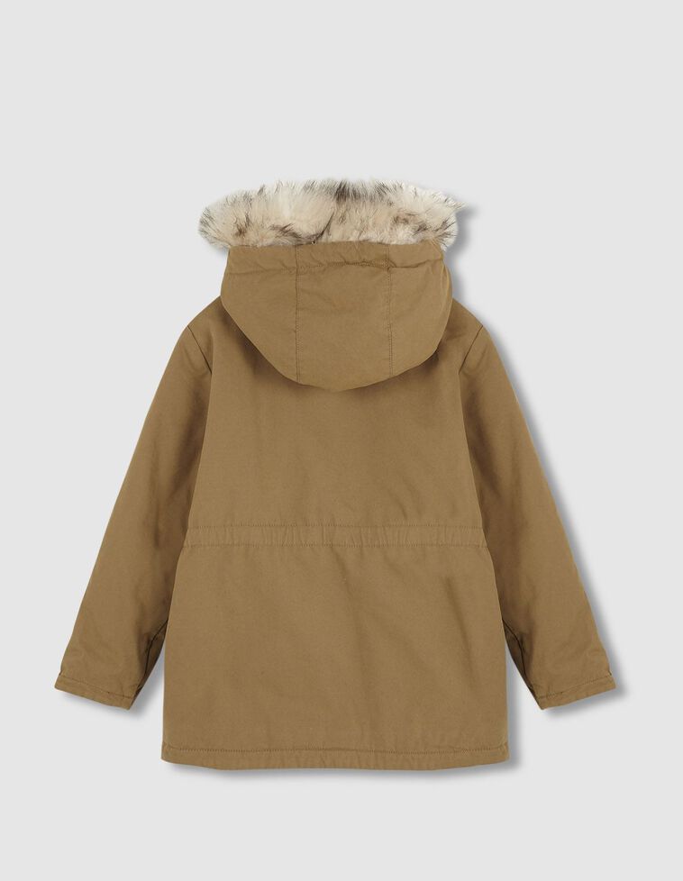 Parka con capucha