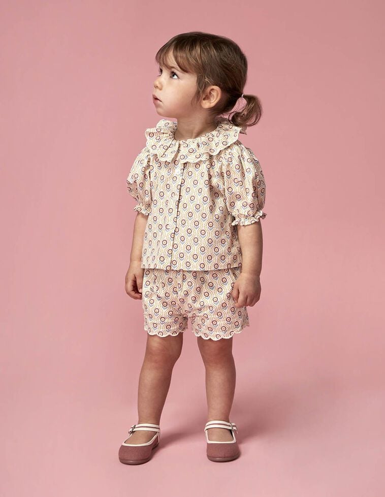 Blusa estampada blanco