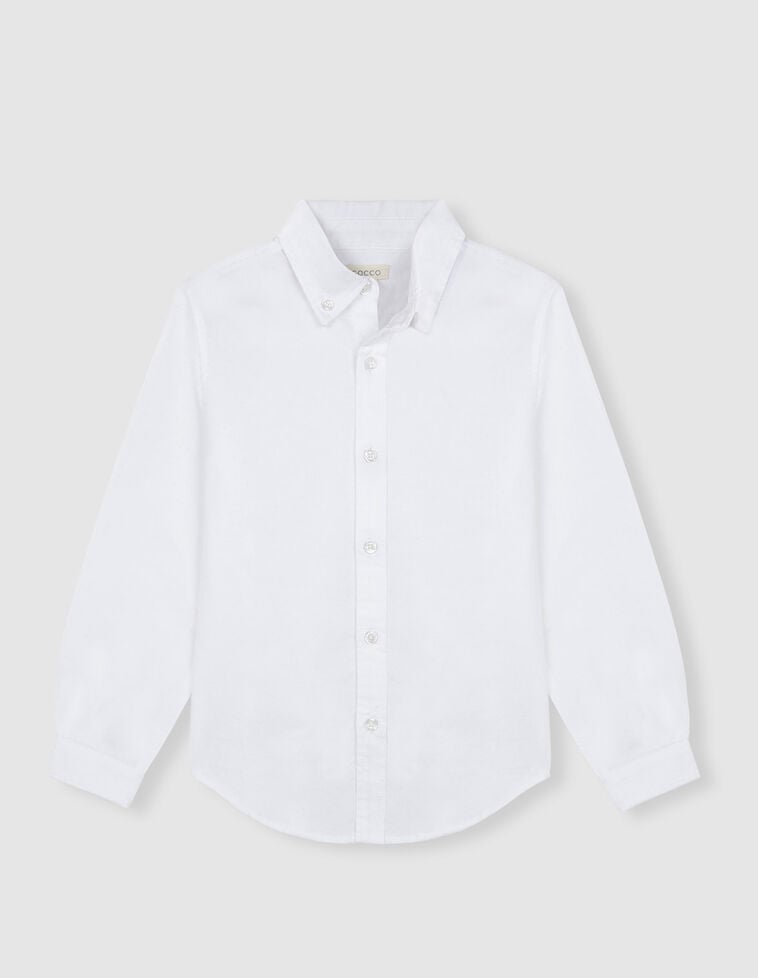 Camisa oxford blanca
