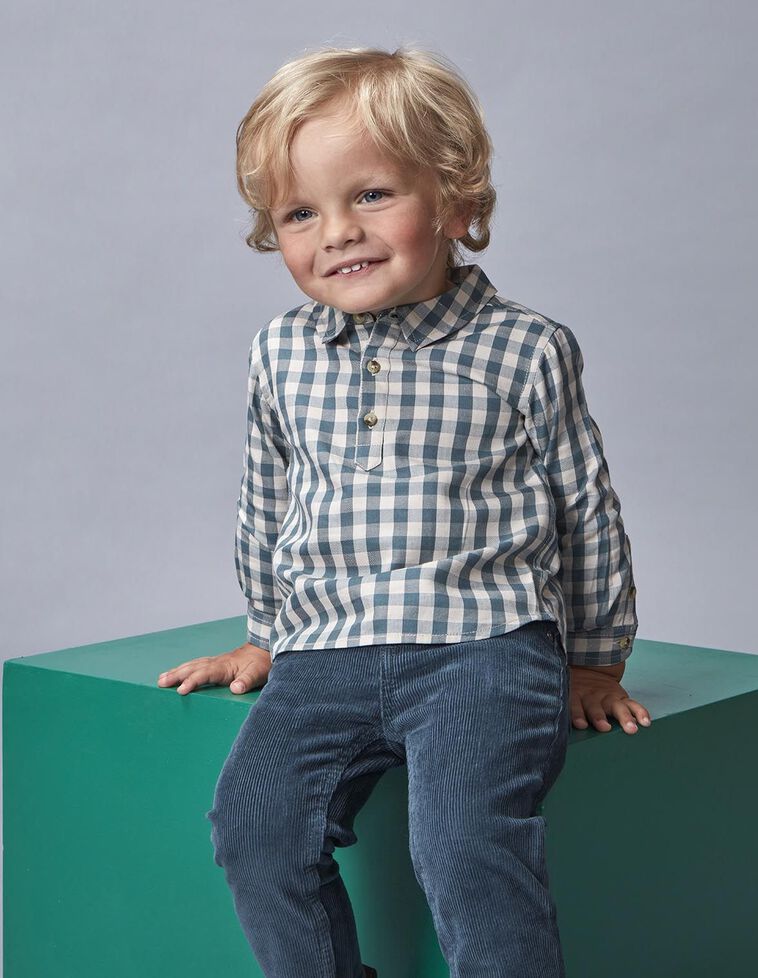 Camisa de cuadros verde