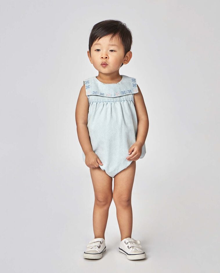 Ranita denim con bordados