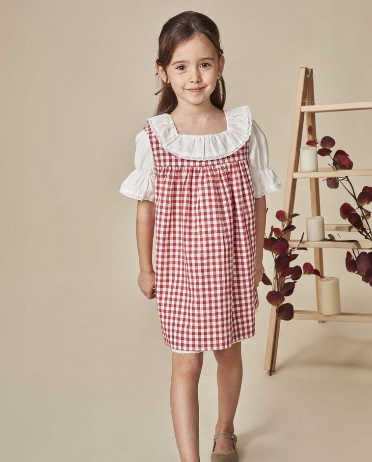 Vestido lino de dos piezas