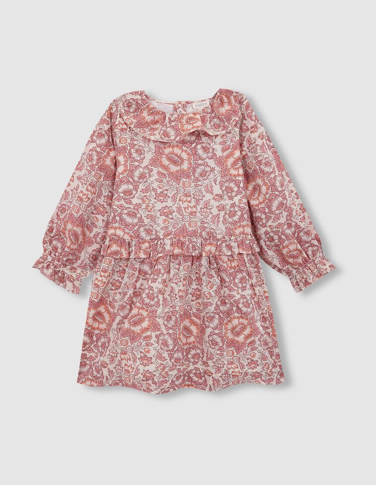 Vestido estampado blanco
