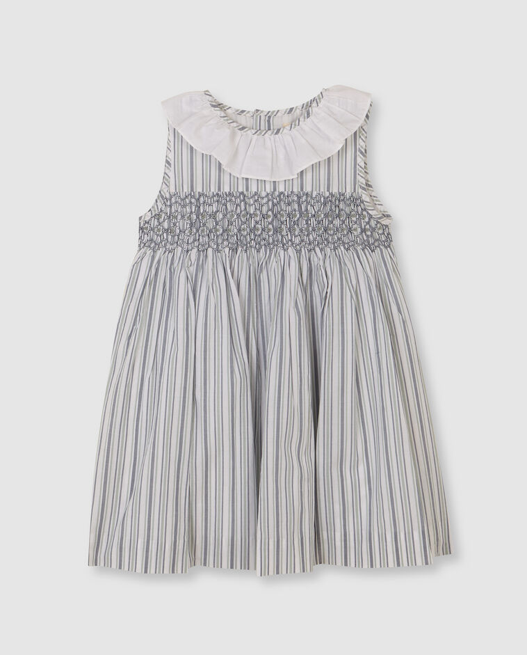 Vestido smock blanco