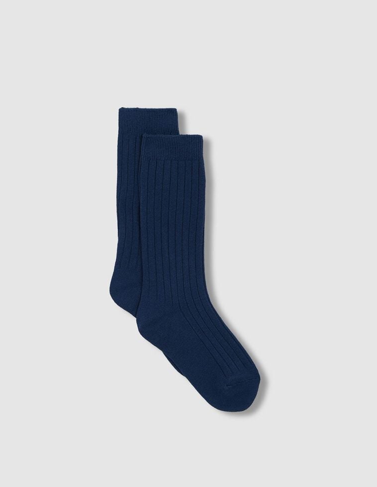 Calcetines lisos azul claro