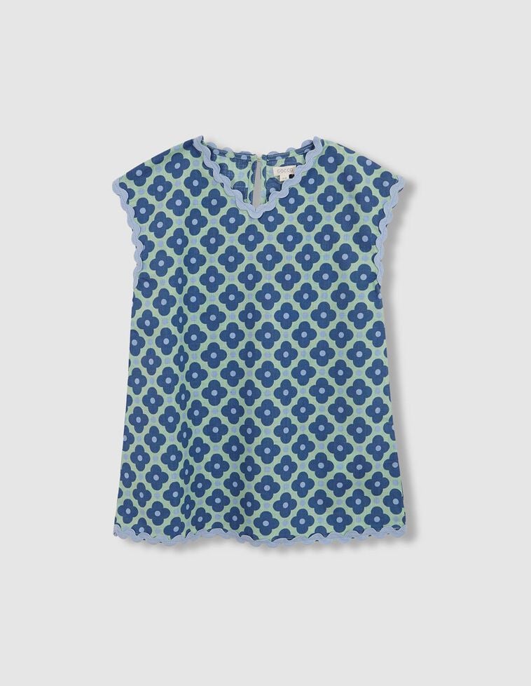 Vestido estilo sesentero verde