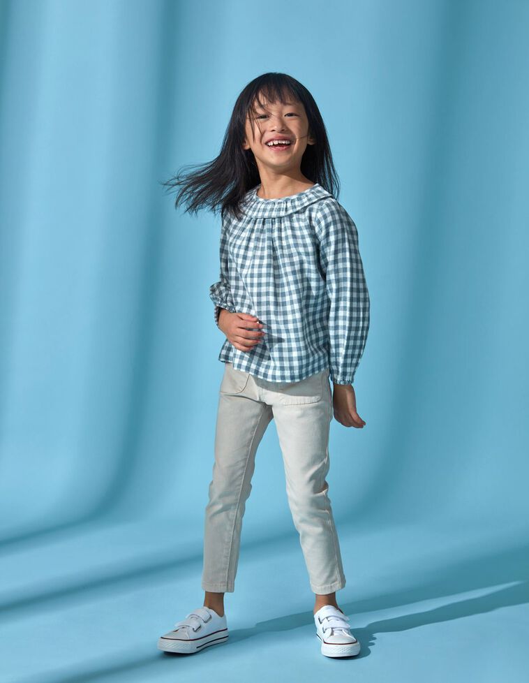 Camisa villela estampada