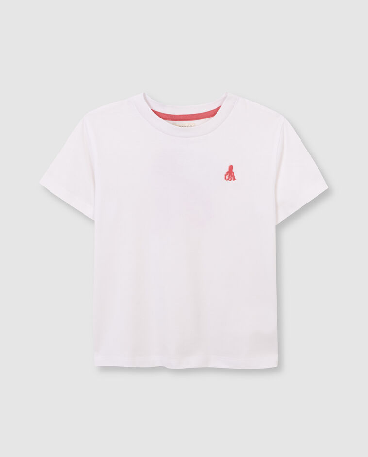 Camiseta pulpo blanco