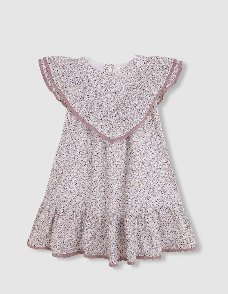 Vestido de florecitas lila