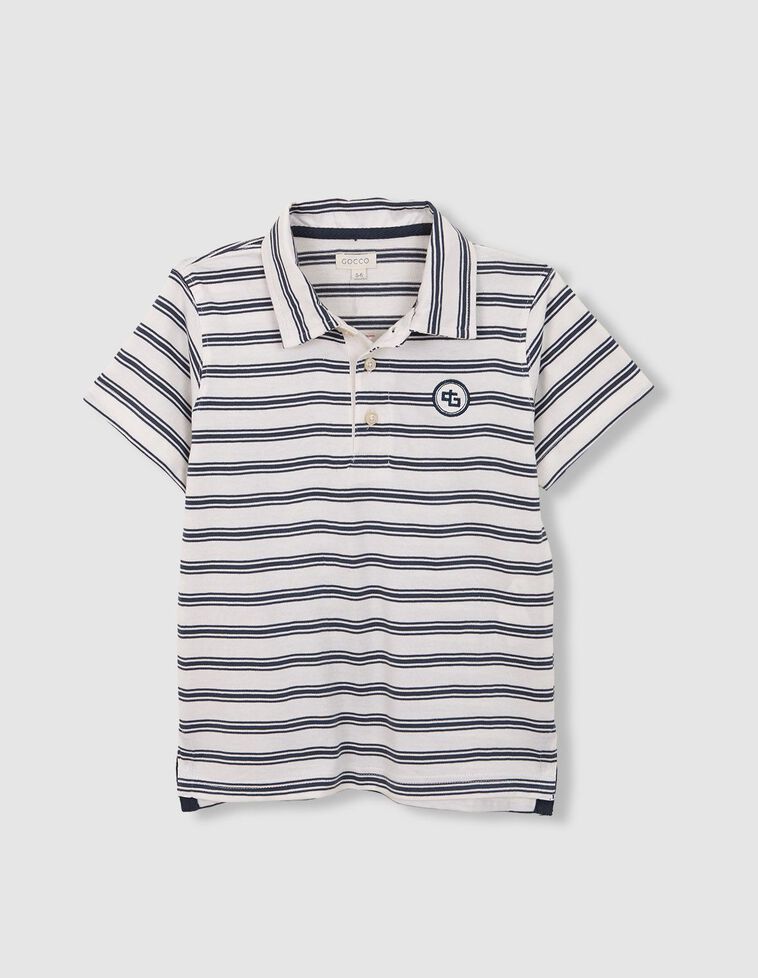 Polo manga corta blanco