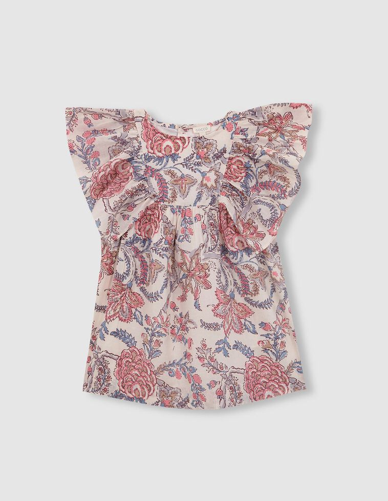 Vestido flores blanco