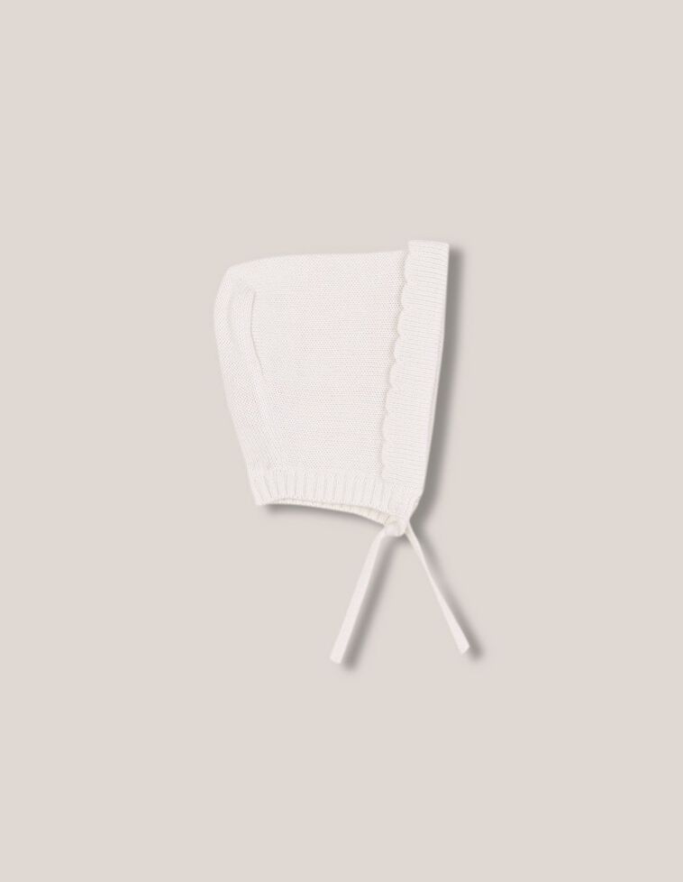 Capota de punto con lana crudo Capota de punto con lana crudo