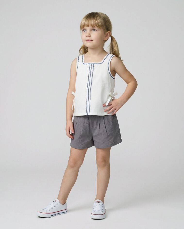 Pantal&oacute;n corto azul