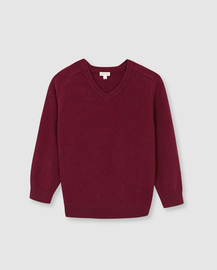 Jersey cuello pico rosa ni&ntilde;o