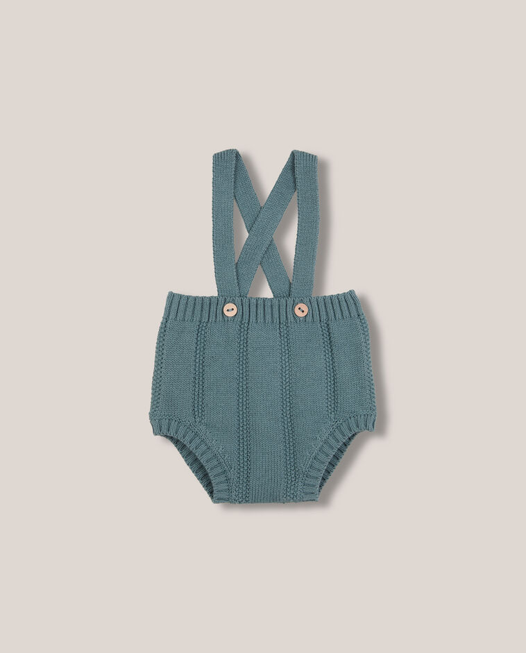 Pantal&oacute;n corto de punto verde