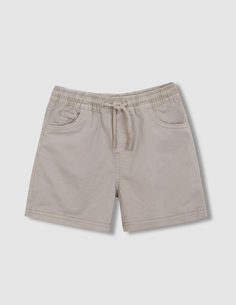 pantalón con cinturilla elástica gris