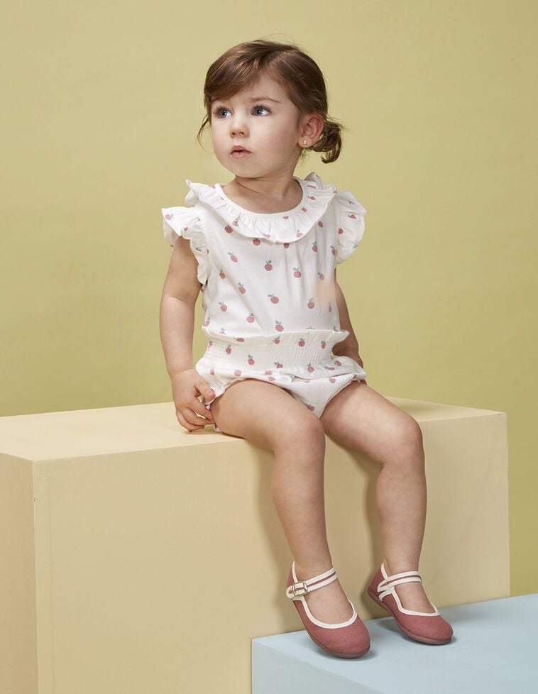 Camiseta estampado blanco