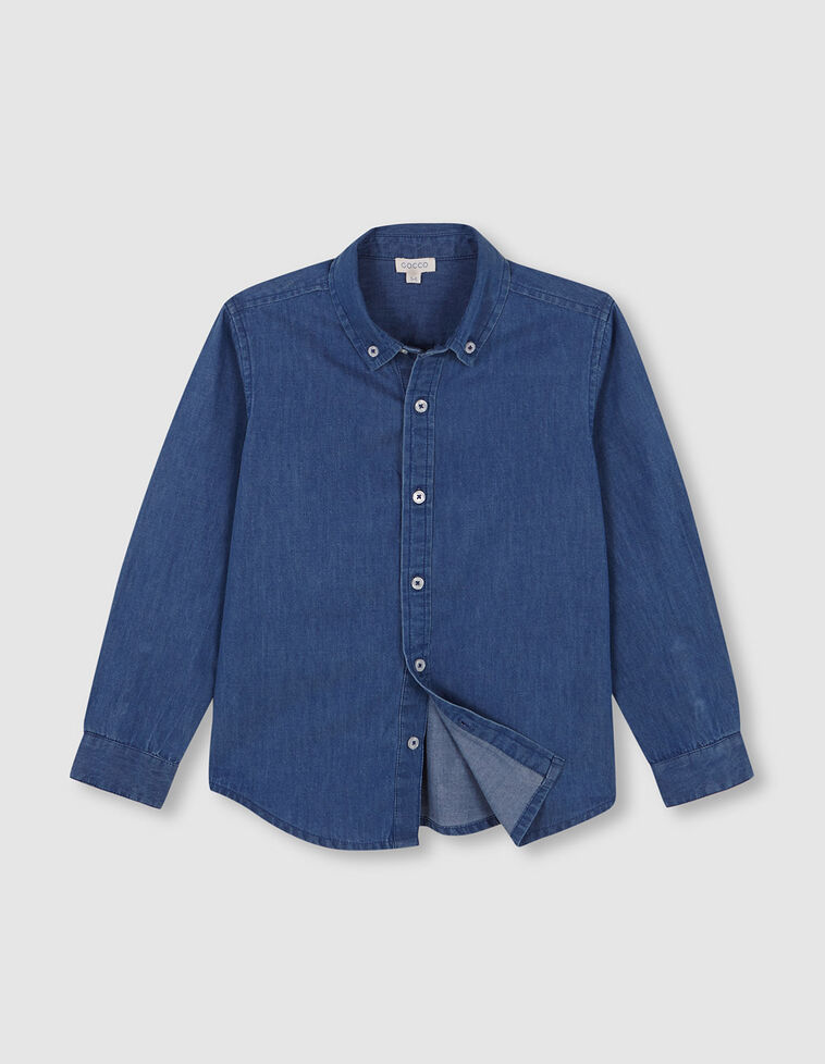 Camisa vaquera azul claro